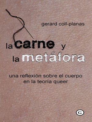 cover image of La carne y la metáfora